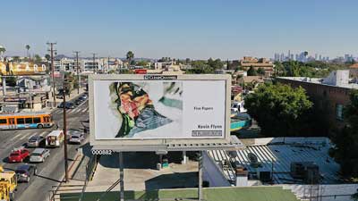 The billboard on Melrose Ave. between Cahuenga Blvd. & Vine Street as part of the the Billboard Creative's 2020 Los Angeles Billboard Show