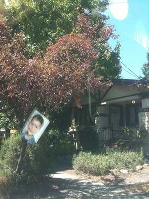 Photograph based on the Anderson Erikson Dairy Missing Children Milk Campaign where photographs of missing children were printed on the sides of milk cartons