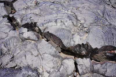 Lava flow from Mount Hualalai, Hawaii